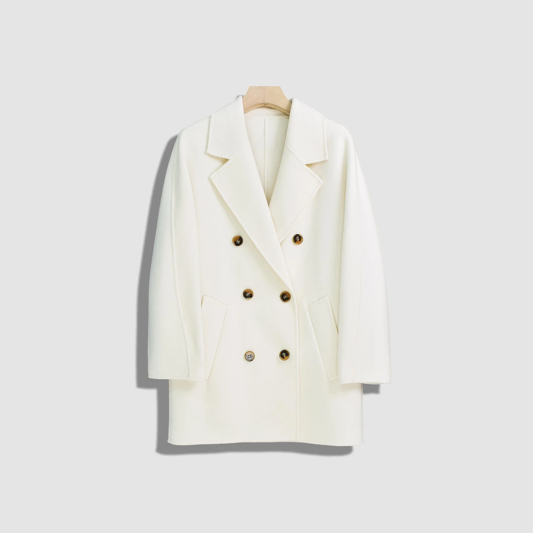 【现货】【荣荣】双排扣中长款经典大衣-Y13346-GB