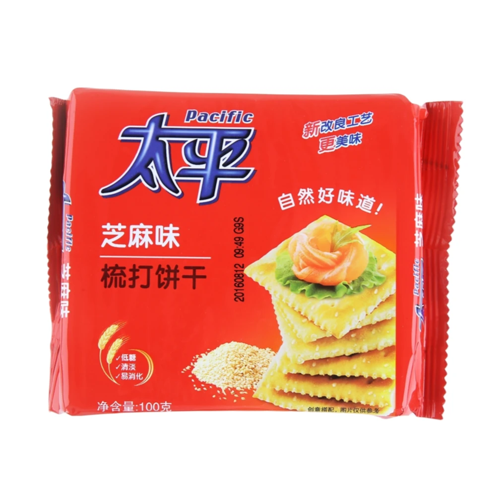 太平芝麻味苏打饼干100g