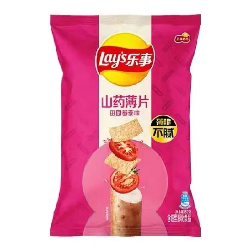 乐事田园番茄味山药薄片80g