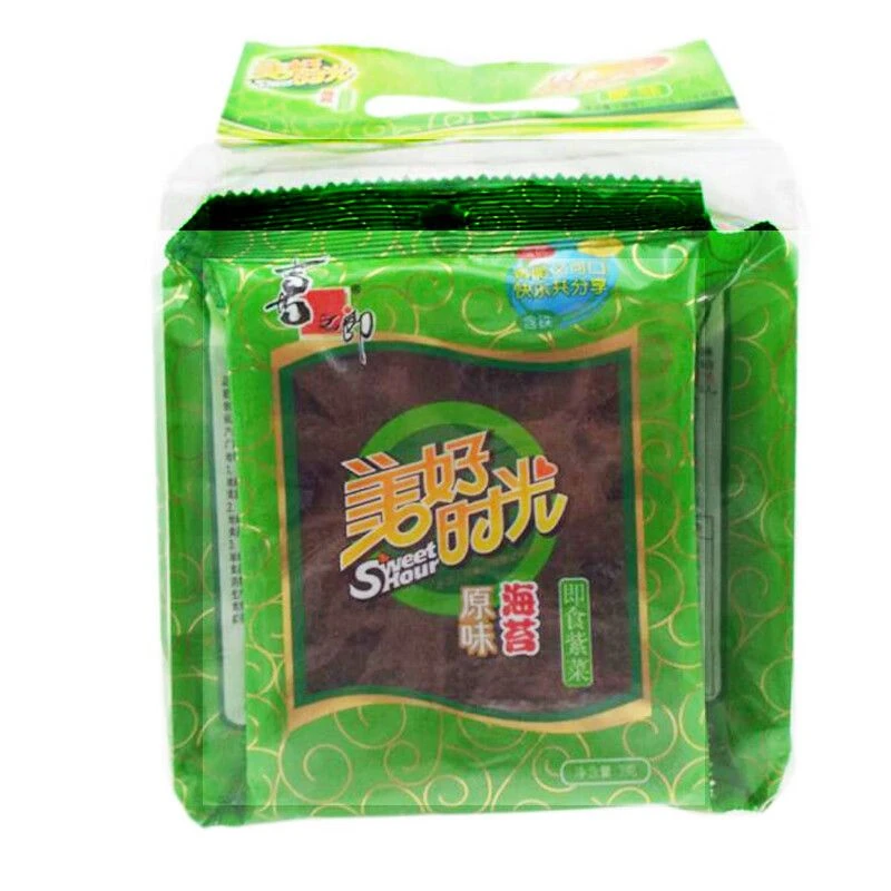 美好时光3G原味海苔8袋装 24g