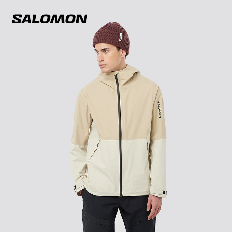salomon萨洛蒙户外男款防风防水冲锋衣夹克OUTERPATH 2.5L WP JKT