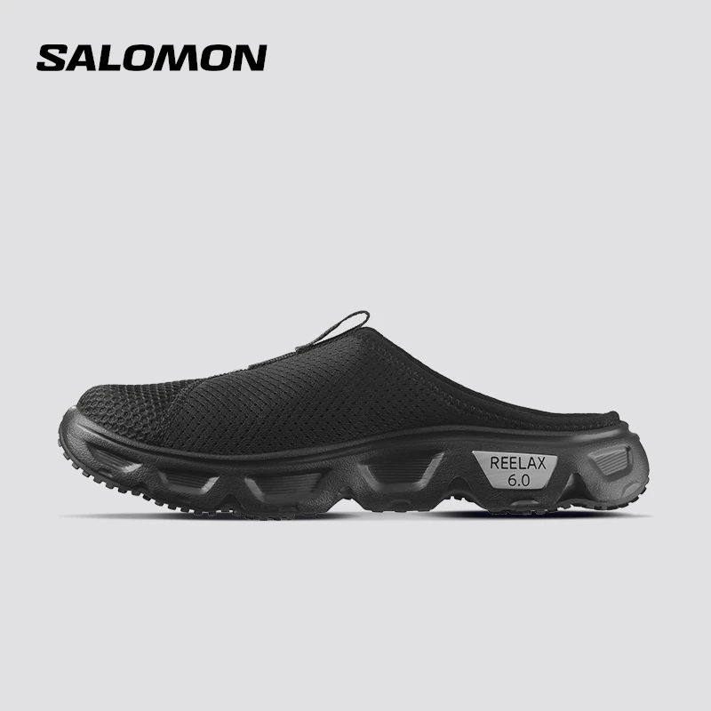 salomon萨洛蒙恢复拖鞋夏日户外黑色减震休闲REELAX SLIDE 6.0 W