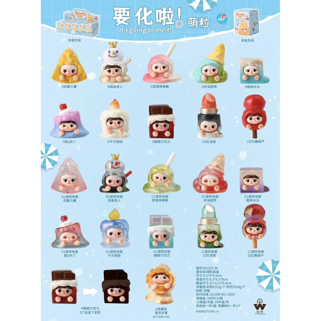 要化啦萌粒摆件盲盒E03