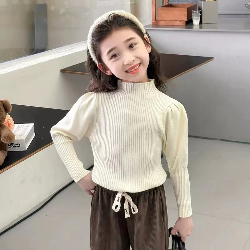 【277款】2024春秋新款儿童毛衣中大童春秋装女童针织线衣