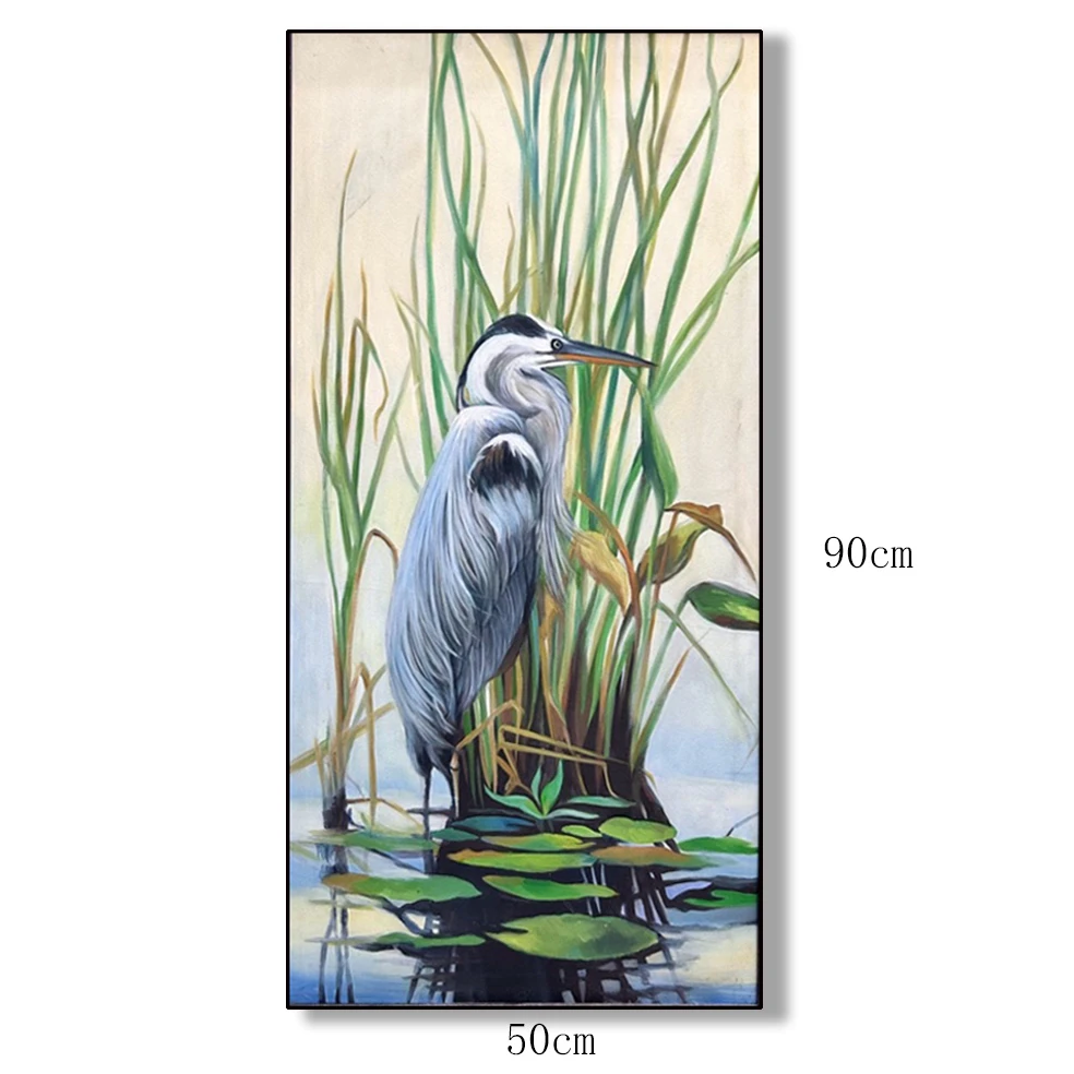 油画《栖息》纯手绘油画客厅饭厅餐厅走廊玄关适用