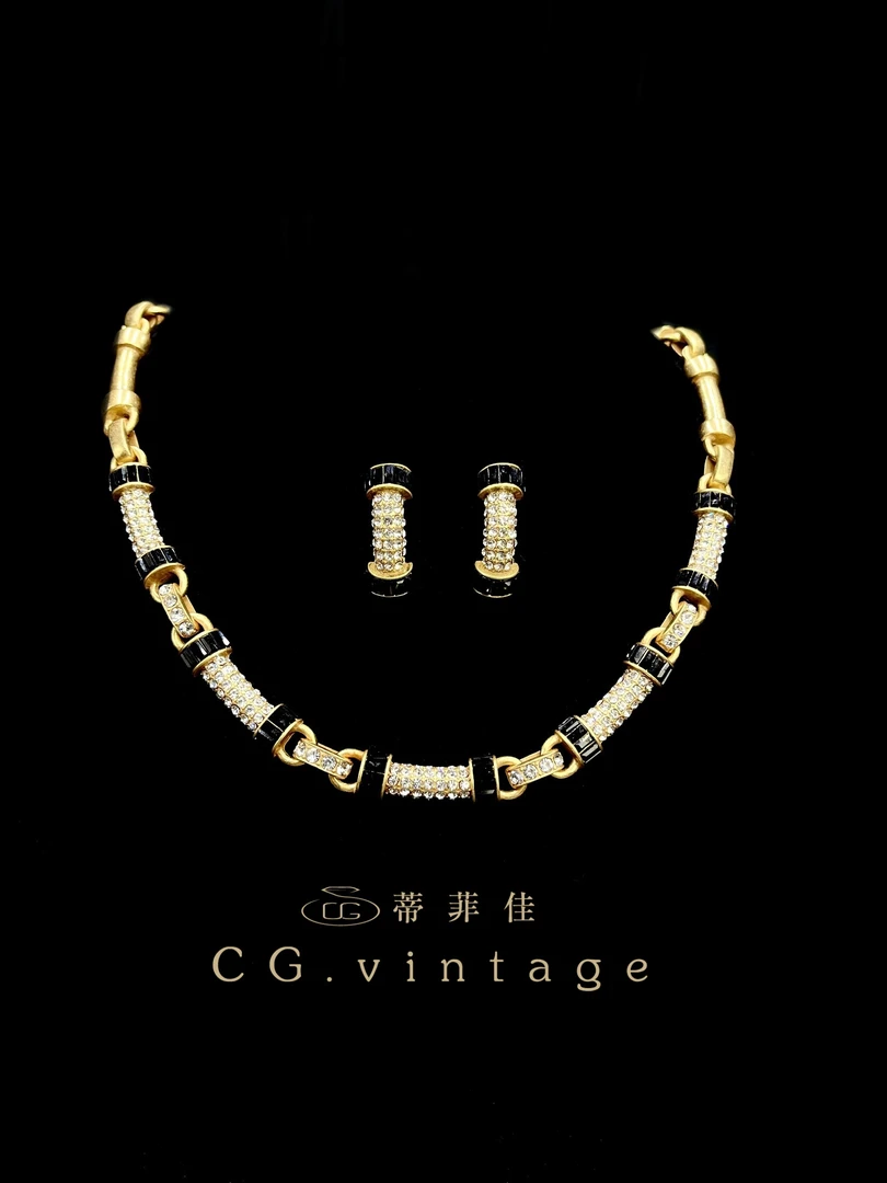 铜合金合成锆石项链 【0234】秋冬新款气质轻奢时尚欧美简约个性