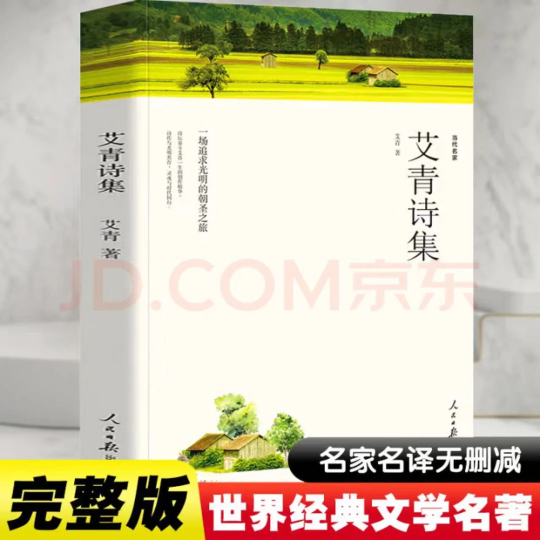 艾青诗集大堰河-我的保姆 当代名家世界经典文学名著初中高中必读