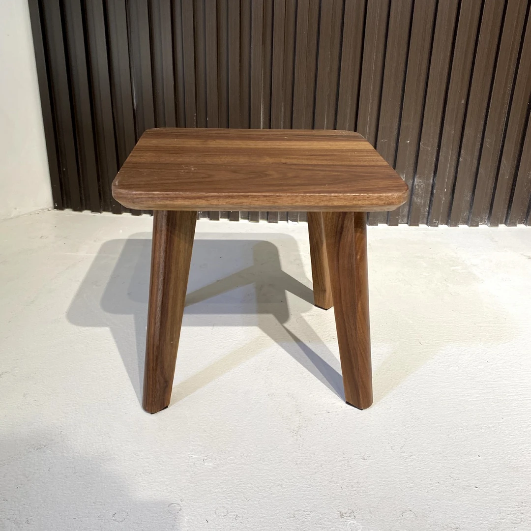 北美黑胡桃客厅实木小凳子鞋凳家用全榫卯矮凳实木家具板凳木凳