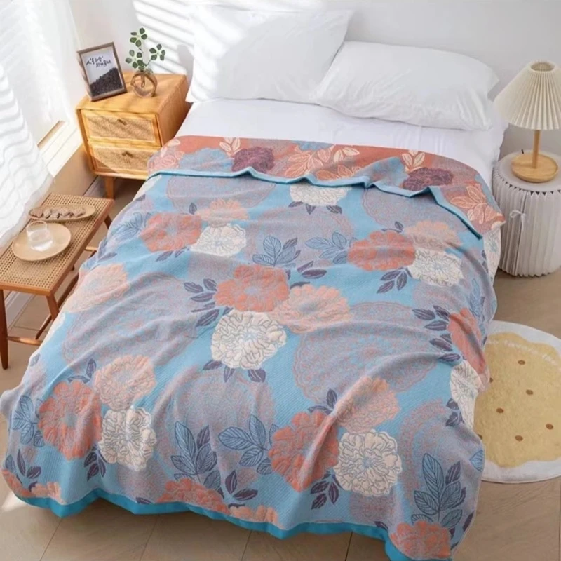 【沁芳园】200*230cm高端精梳棉细纱加厚多功能床盖