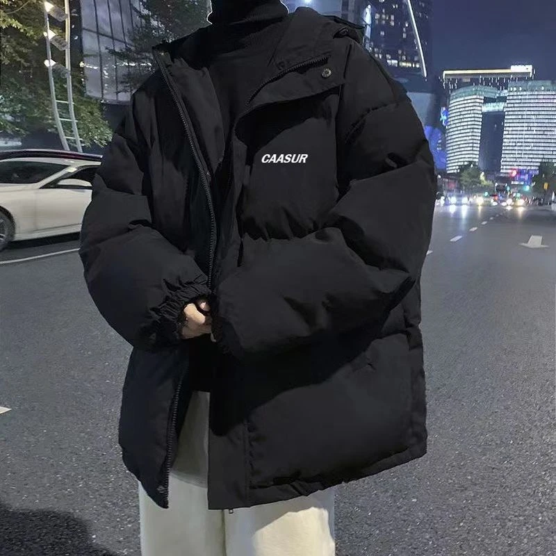 衣男士外套冬季2023新款韩版潮流加厚冬装袄连帽学生服