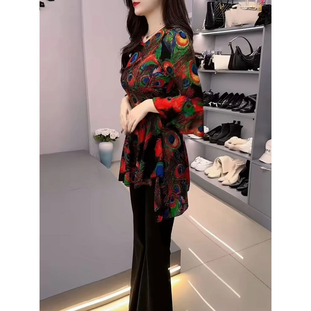 艺尚舞PYX-312女喇叭袖舞蹈上衣