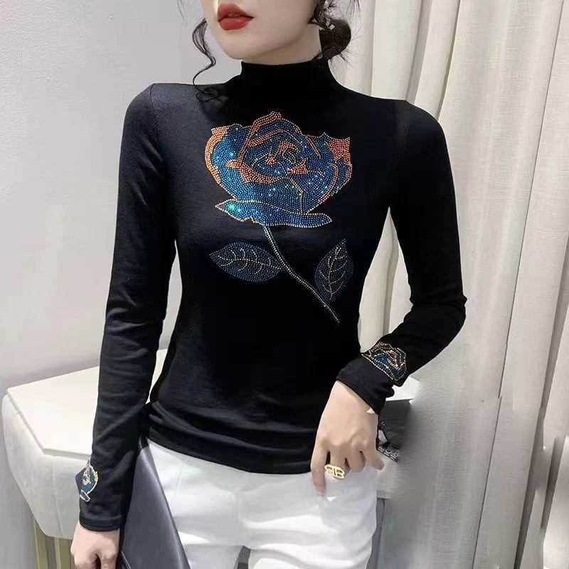 艺尚舞PYX-147女士新款亮钻上衣舞蹈拉丁吉特巴练习服