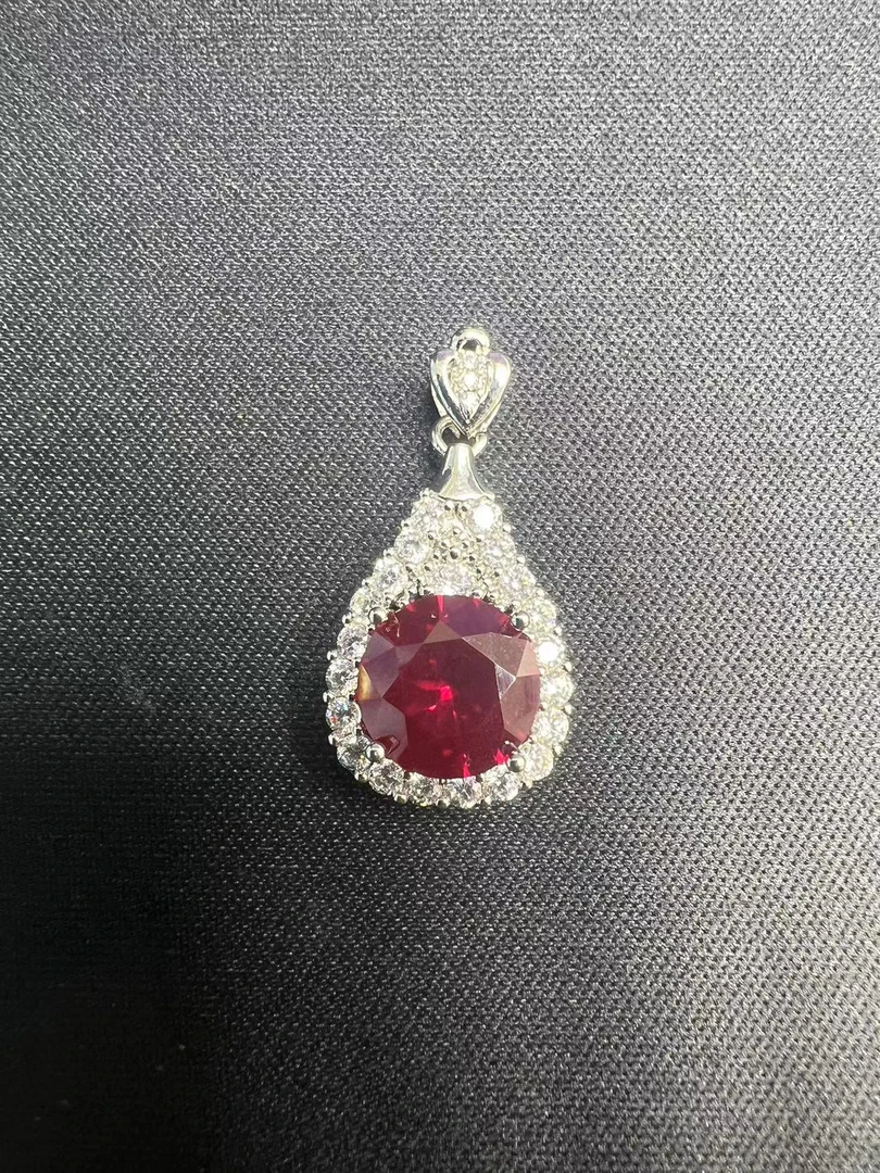 吊坠 高冰红吊坠XD:001