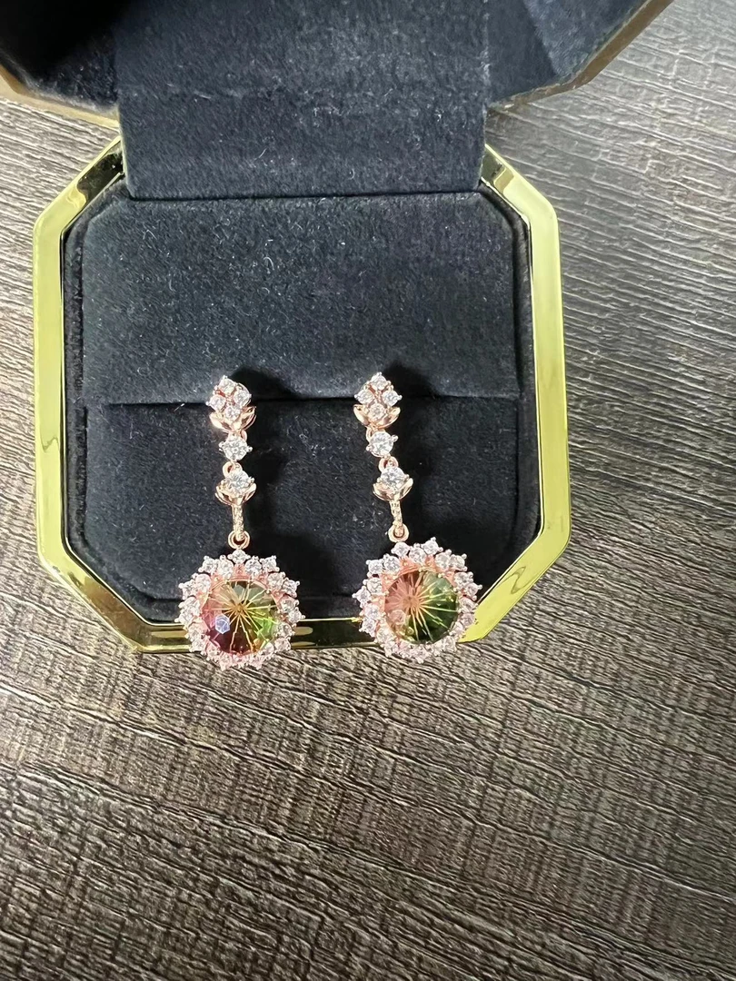 耳饰 彩色镶嵌耳钉yh:132