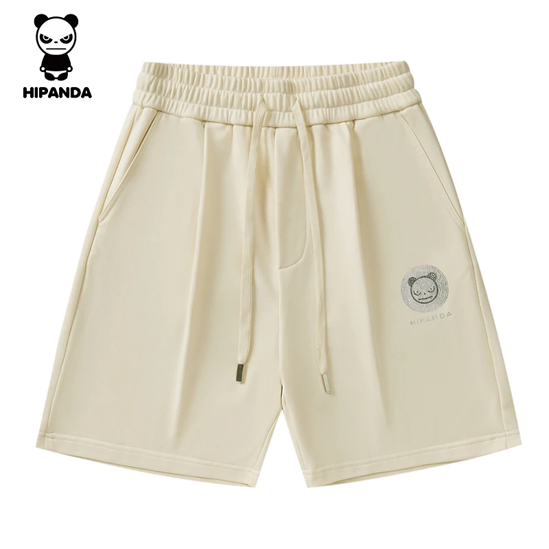 HiPanda男士休闲短裤运动舒适夏季印花针织时尚百搭春夏宽松简约