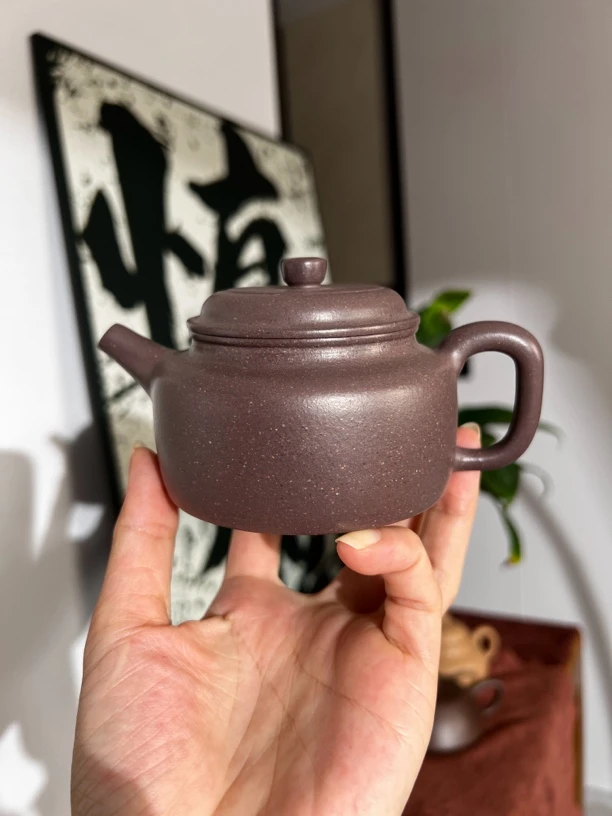德钟壶工艺师全手工制作容量200cc天青泥名家壶收藏纯手工