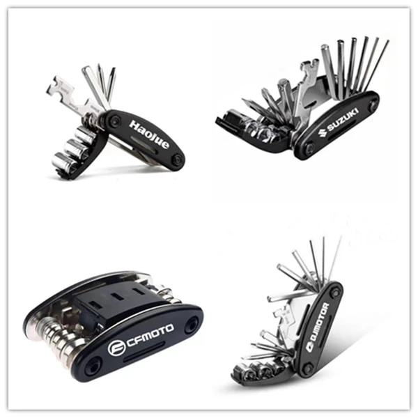 摩托车骑行豪爵TR300赛600春风机车川崎400雅马哈折叠多功能工具