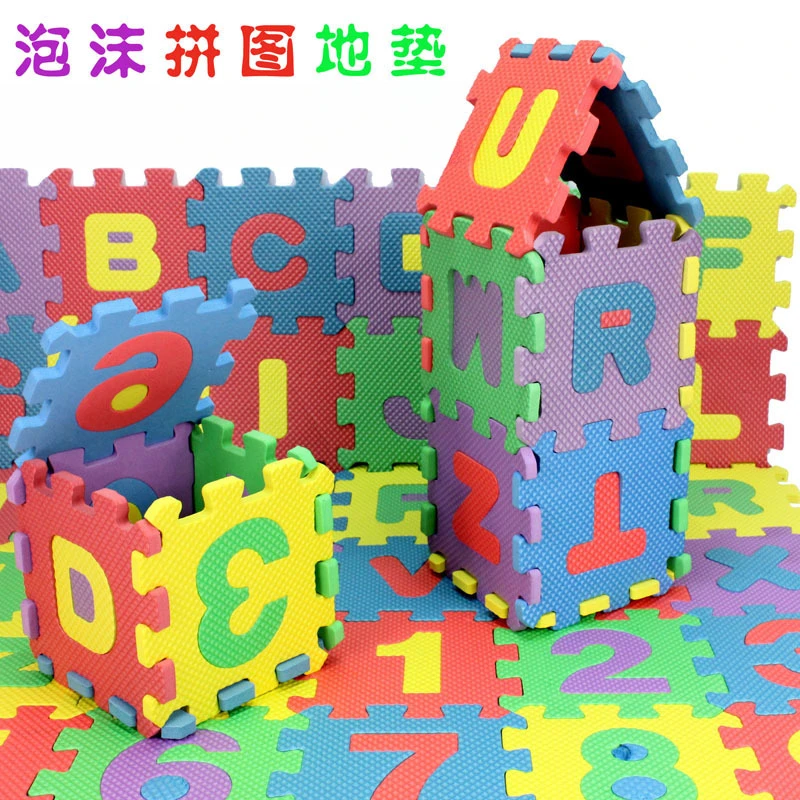 爬行垫拼接泡沫地垫数字地垫玩具拼图拼板幼儿园宝宝优品