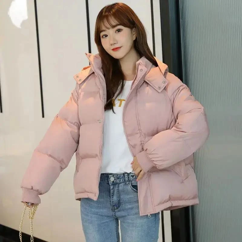 羽服2023新款衣韩版宽松面包服女冬装外套短款小袄ins潮小个子