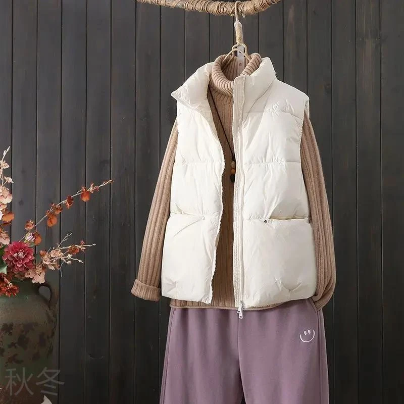 秋冬羽绒服马甲女外穿百搭洋气背心2023秋冬爆款休闲宽松立