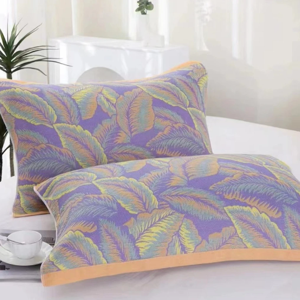 【芭蕉叶枕巾XY】纱布枕巾52*78±2cm 一对