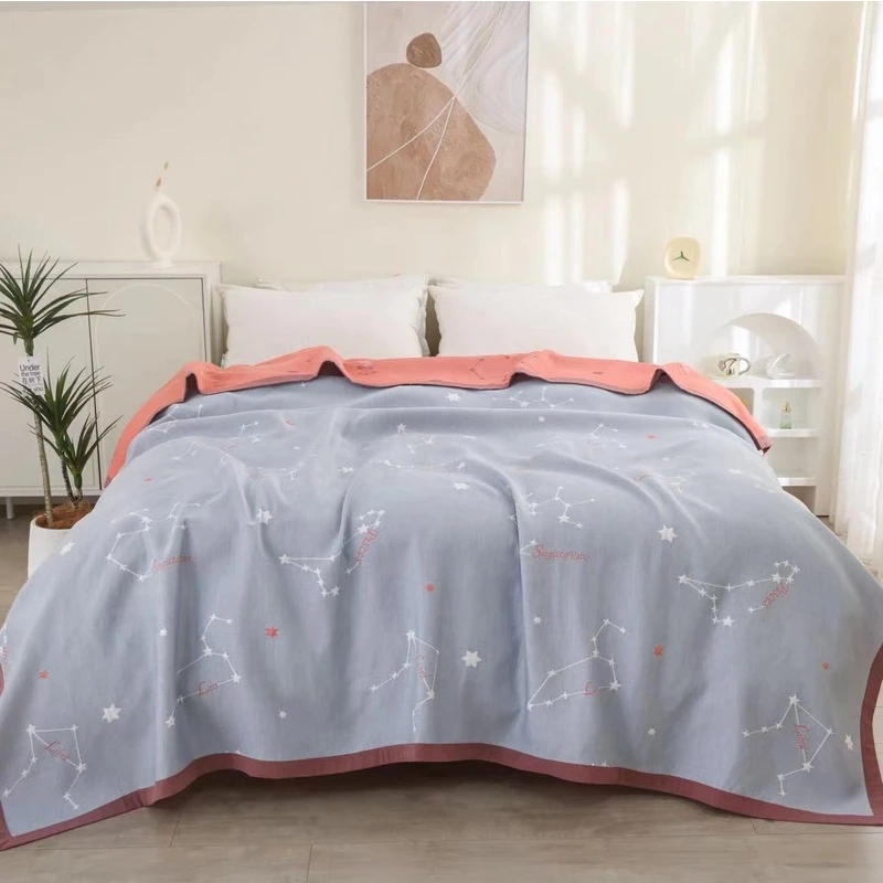【星座X】220*240cm轻奢莱赛尔天丝汉麻床盖