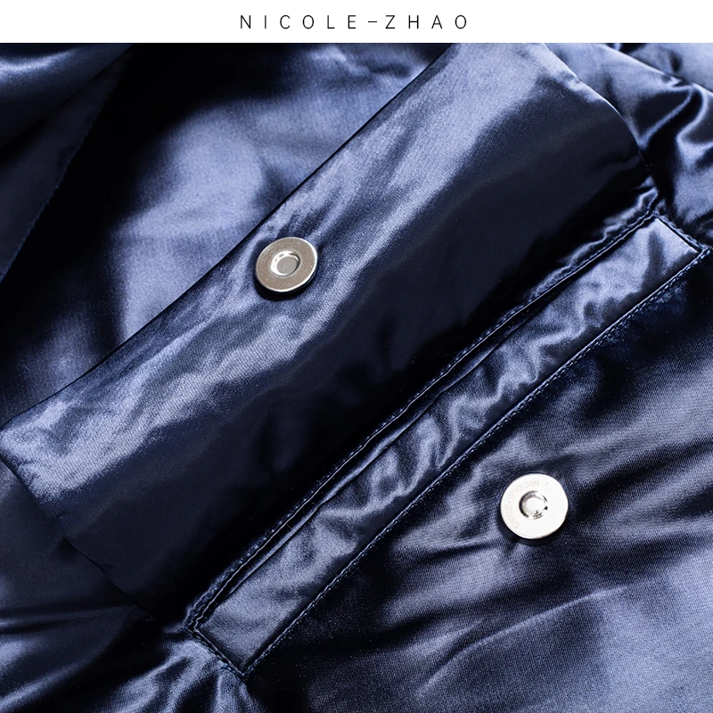 3NWY1107【贵姐NICOLE】.记忆面料时尚保暖鹅绒短款外套羽绒服