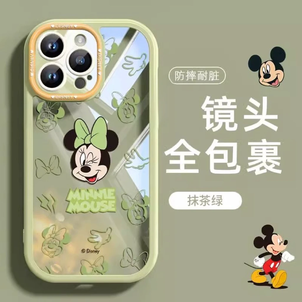 绿框米妮适用iPhone15/14promax手机壳13女12华为/oppo/小米/vivo