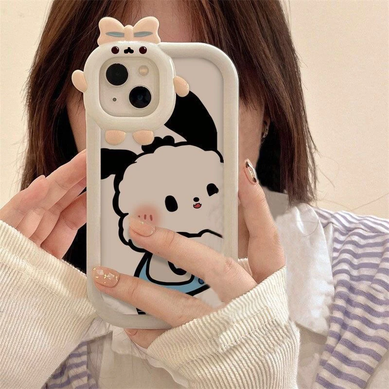 脸红小狗适用iPhone15/14promax手机壳13女12华为/oppo/小米/vivo