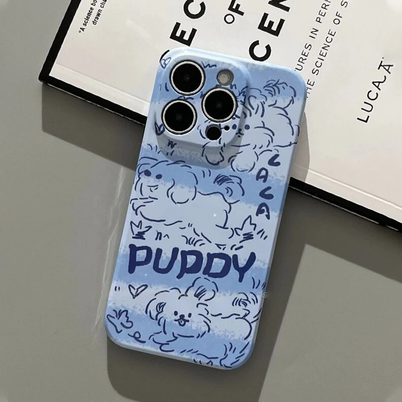奔跑小狗适用iPhone15/14promax手机壳13女12华为/oppo/小米/vivo