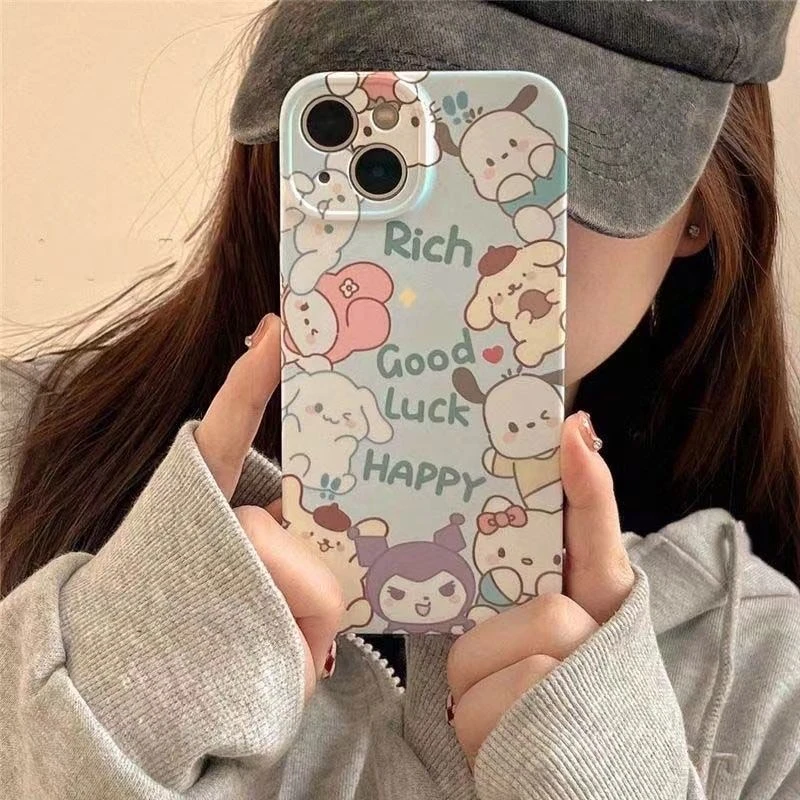 丽鸥家族适用iPhone15/14promax手机壳13女12华为/oppo/小米/vivo