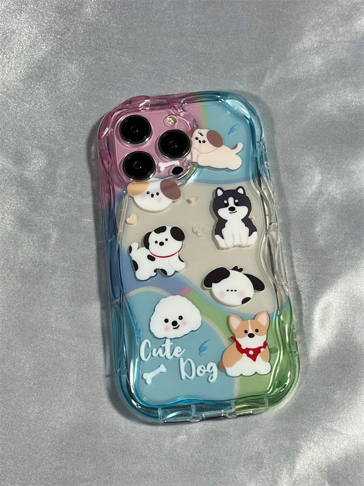 趣味小狗适用iPhone15/14promax手机壳13女12华为/oppo/小米/vivo