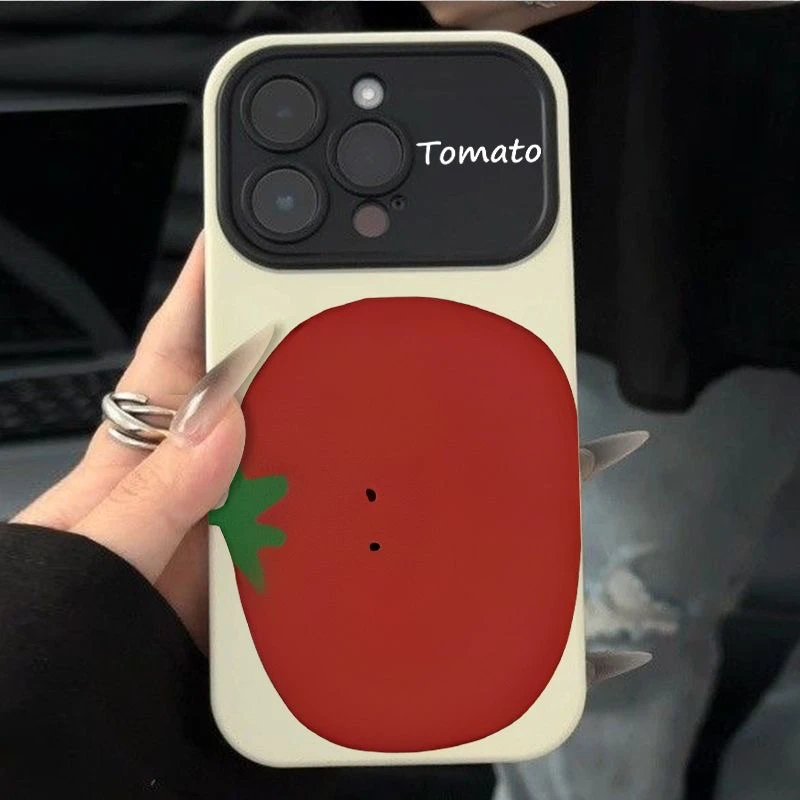 西红柿适用iPhone15/14promax手机壳13女12华为/oppo/小米/vivo