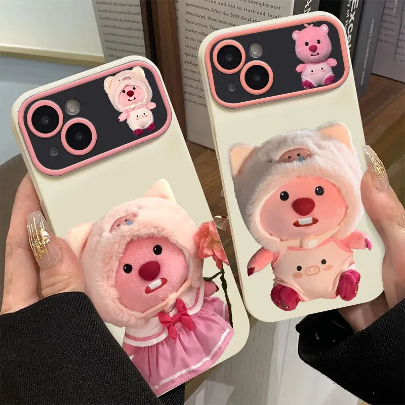 鲜花海狸适用iPhone15/14promax手机壳13女12华为/oppo/小米/vivo