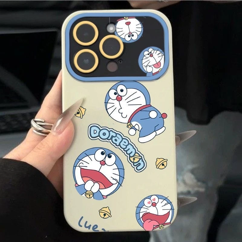 黑叮当猫适用iPhone15/14promax手机壳13女12华为/oppo/小米/vivo