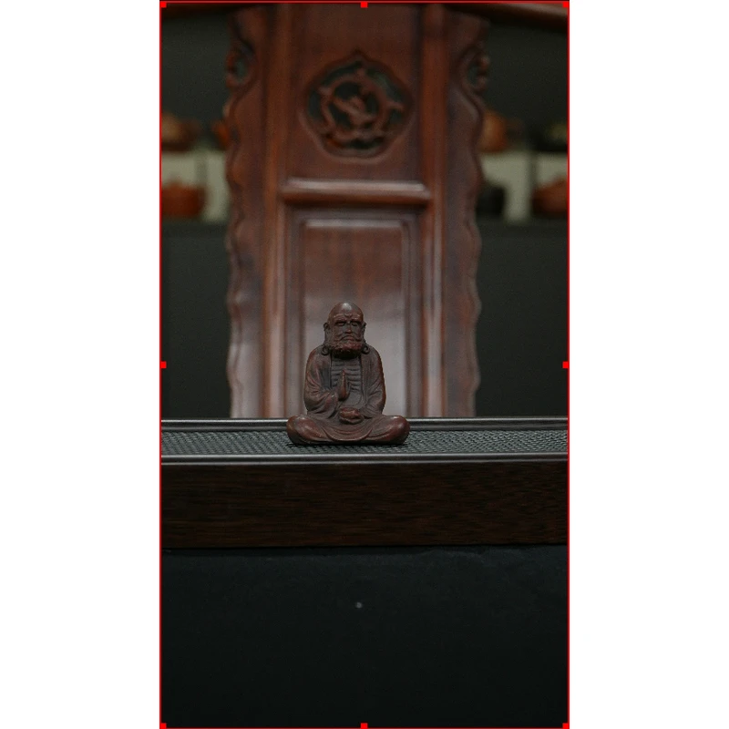 0198宜兴紫砂原矿刻绘茶宠