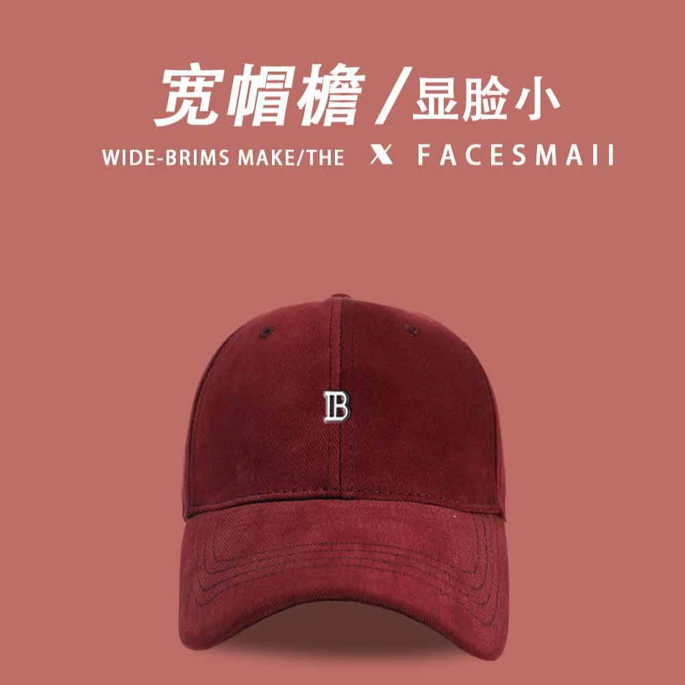 【新品】高品质磨毛韩版棒球帽子网红百搭显脸小防晒遮阳鸭舌帽男女