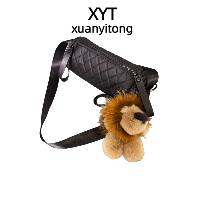 【壹桐优选】圆筒包休闲小众单肩肩包时尚百搭简约小包包圆筒斜跨