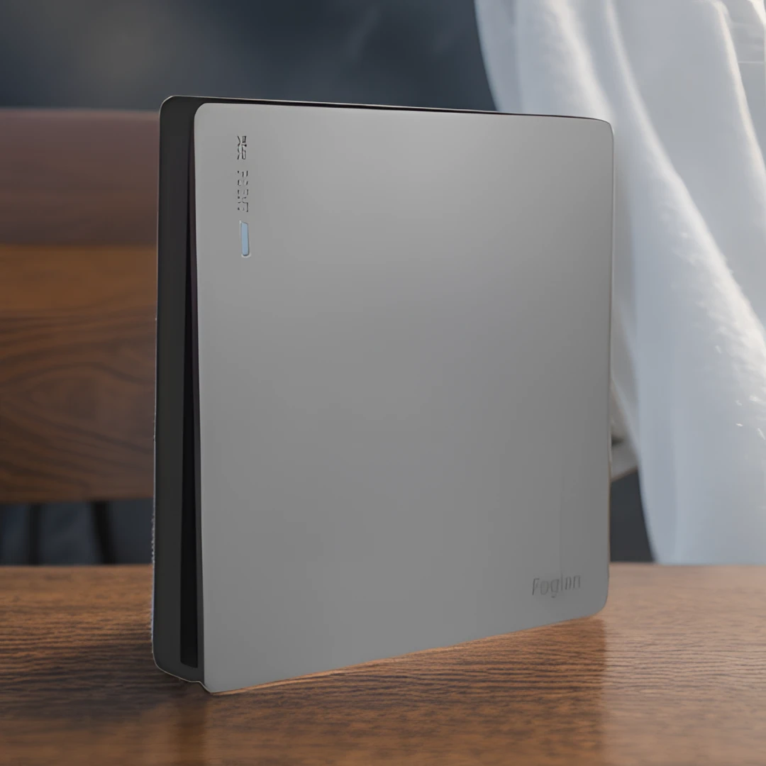 FoglanF29开关插座面板家用86型墙壁暗装灰白色单双