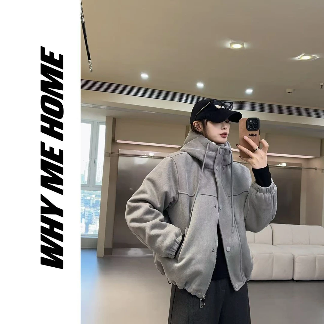 【暖意绒绒】新元素定制斜纹面料派克服7673