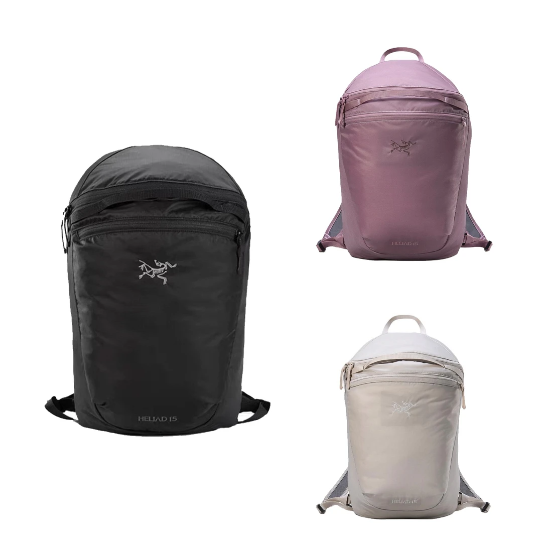 Arcteryx 始祖鸟15L升刺绣徽标多功能登山尼龙双肩背包男女同款