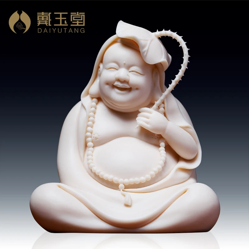 七珍家用陶瓷笑佛大肚佛弥勒佛工艺摆件/开心弥勒