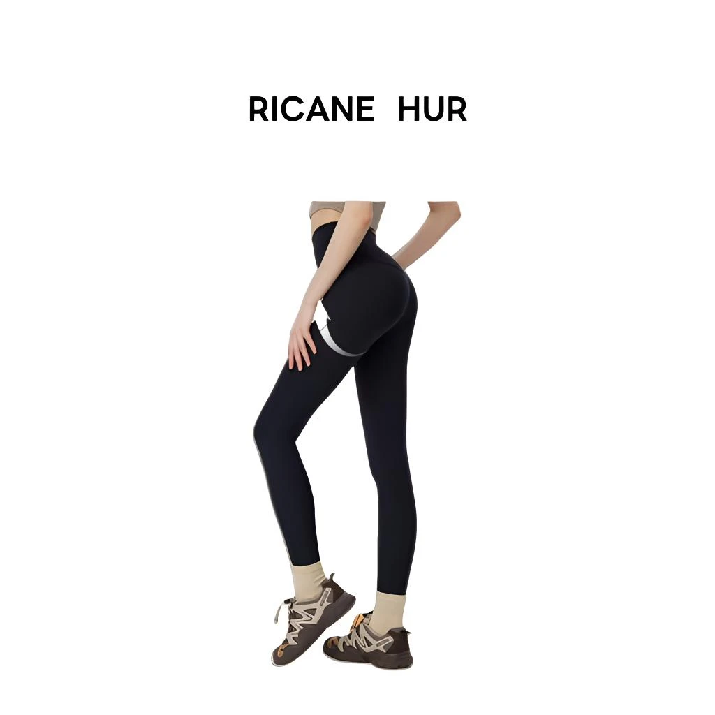 RICANE HUR新款"冬日来信"加绒保暖舒适瑜伽裤面包裤0160