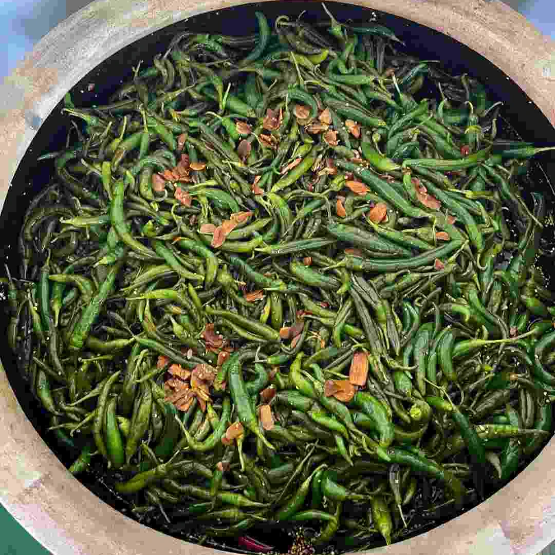 葛全勤香脆酱辣椒农家特产下饭菜优质原料腌制青辣椒咸菜青椒正宗