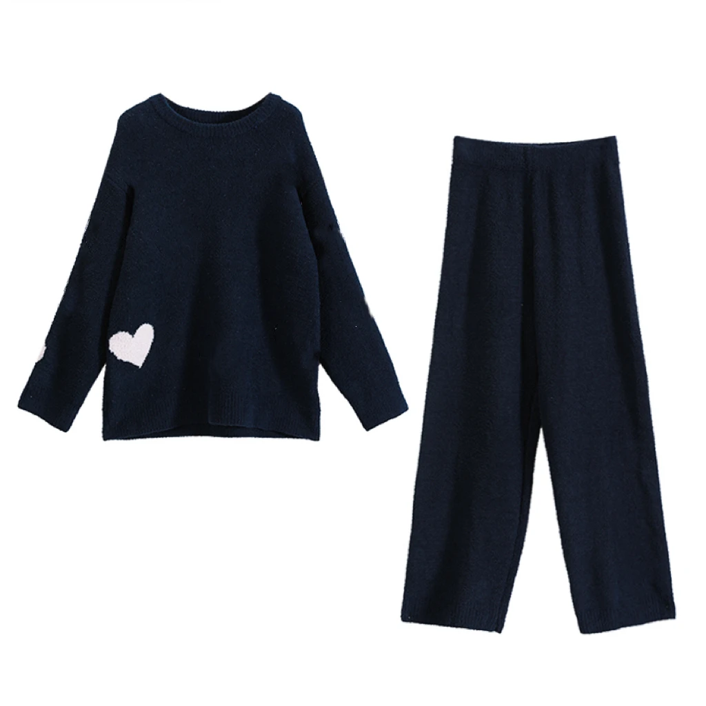 心花样柔软雪花绒家居套装睡衣712