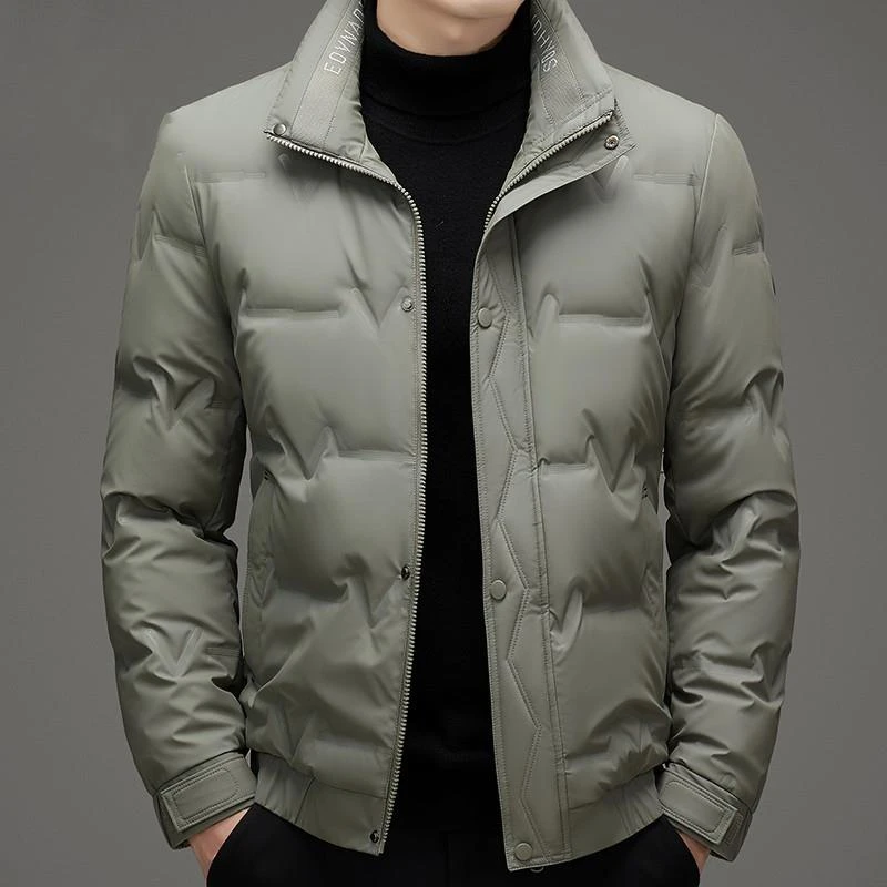 俞兆林高档冬季男士新款立领羽绒服商务时尚秋冬轻薄保暖外套短