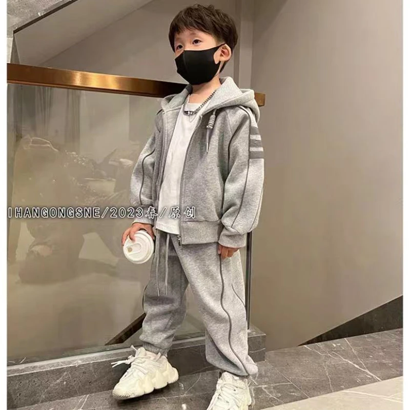 童装男童春装套装2025新款帅气儿童春秋季中大童男孩运动两件套潮