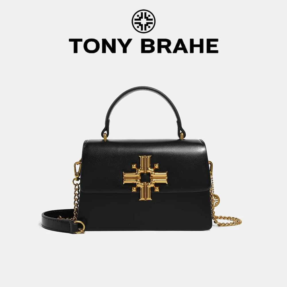 『曜石黑』手提复古洋气百搭凯莉包