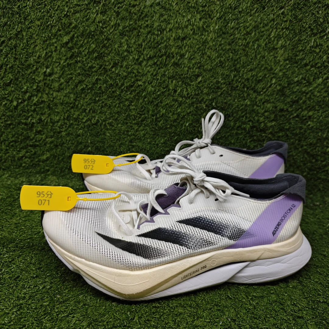 38.5码二手正品adidas AdizeroBoston12LightstrikePro（瑕疵如图）