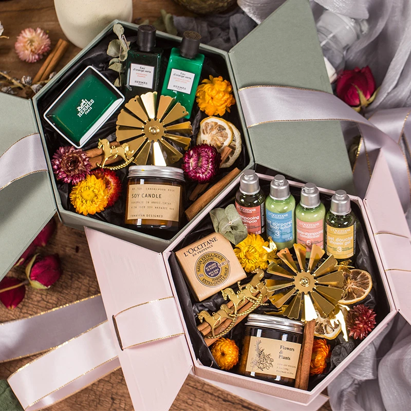 香薰蜡烛礼盒套装情人节伴手礼送伴娘结婚生日礼物浪漫女新婚教师